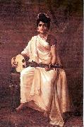 Raja Ravi Varma Malabar Lady china oil painting artist